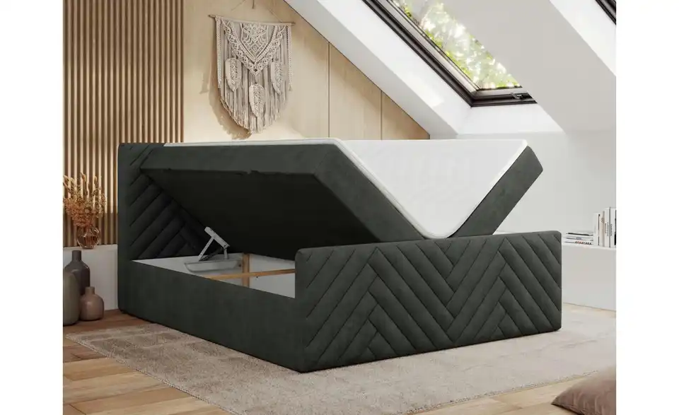 Boxbett mit Bettkasten, Funktionsansicht