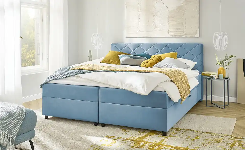 Boxbett mit Bettkasten, in Wohnsituation