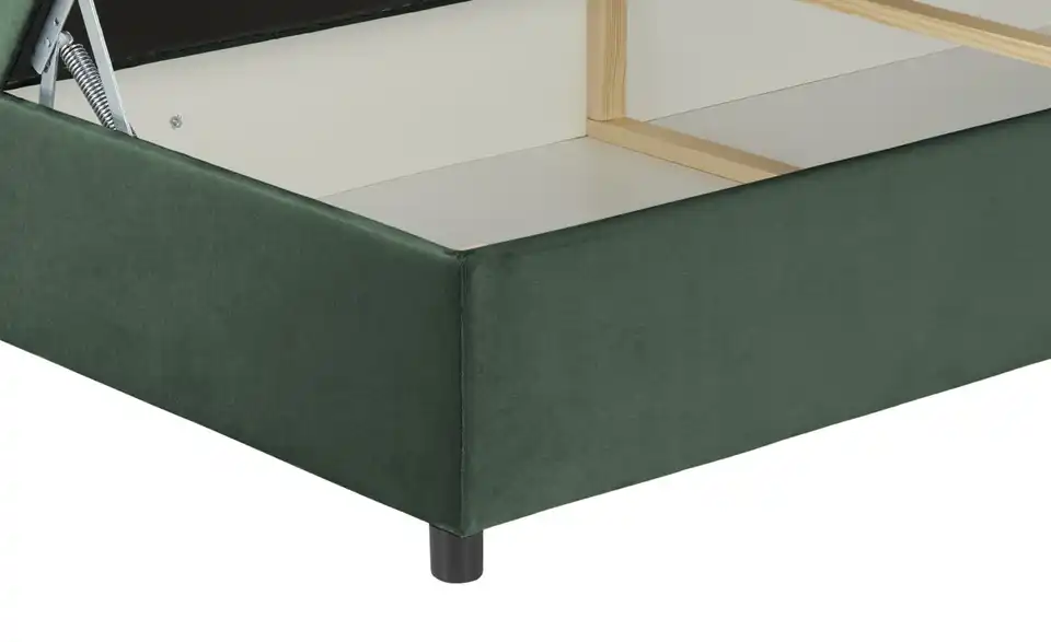 Boxbett mit Bettkasten, Detailansicht