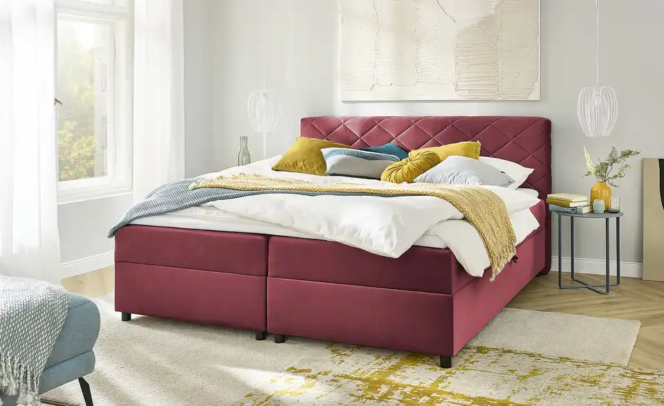 Boxbett mit Bettkasten, in Wohnsituation