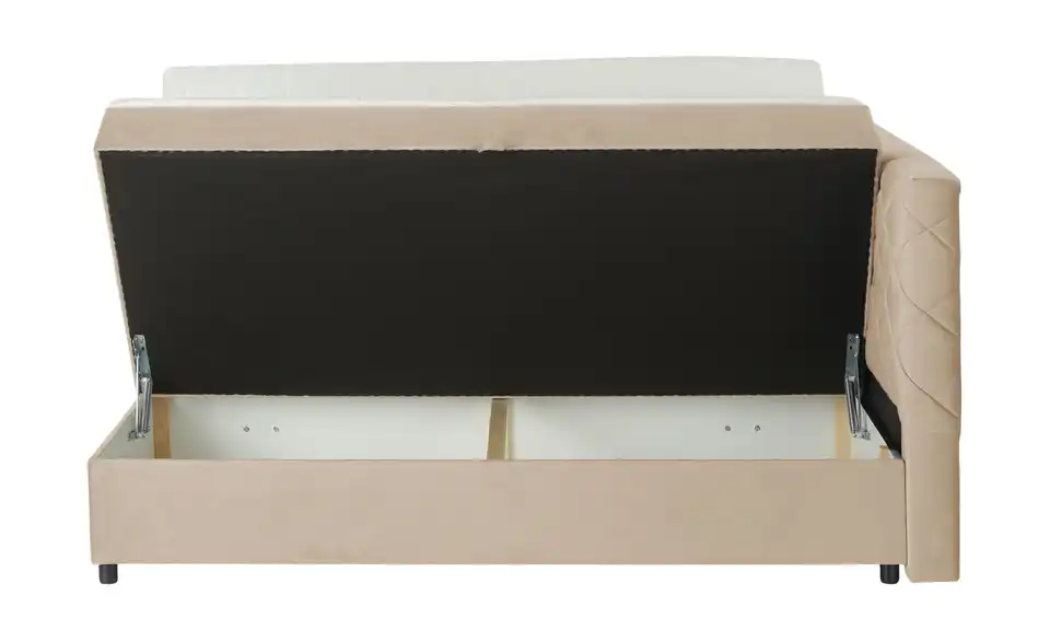 Boxbett mit Bettkasten, Profilansicht