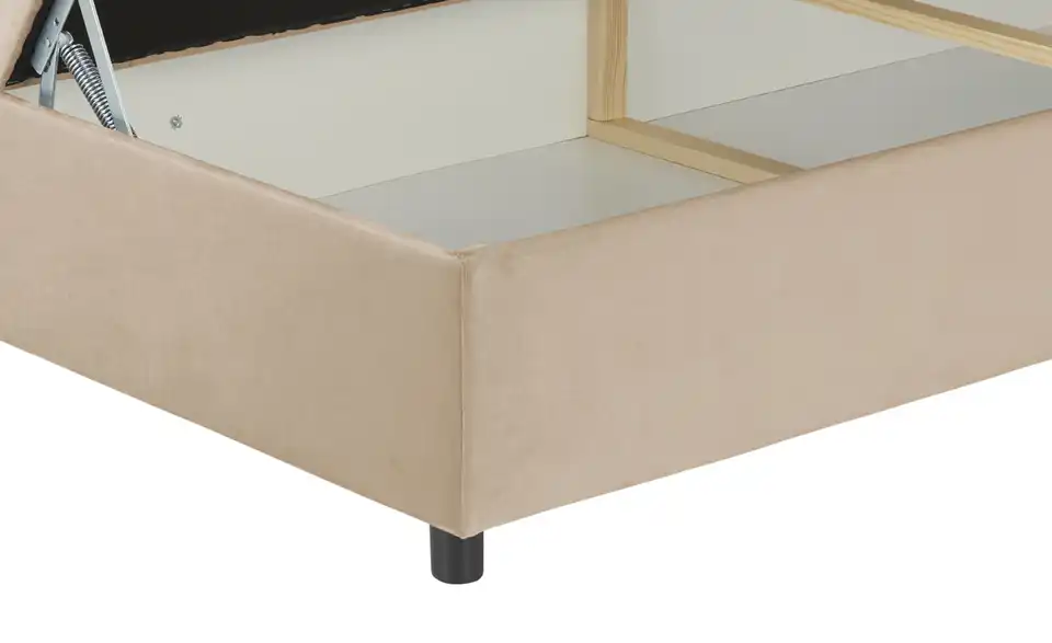 Boxbett mit Bettkasten, Detailansicht