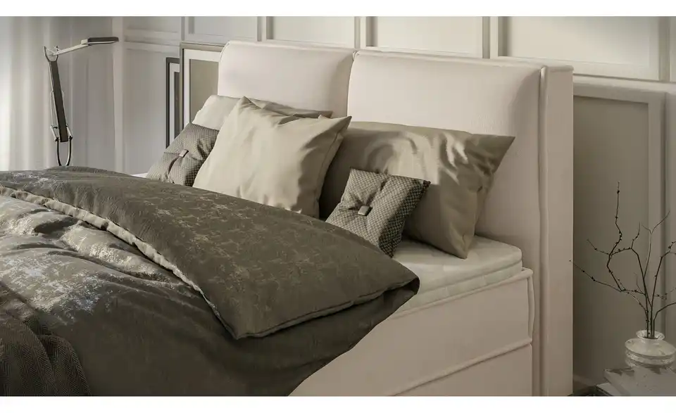 Boxspringbett, Detailansicht