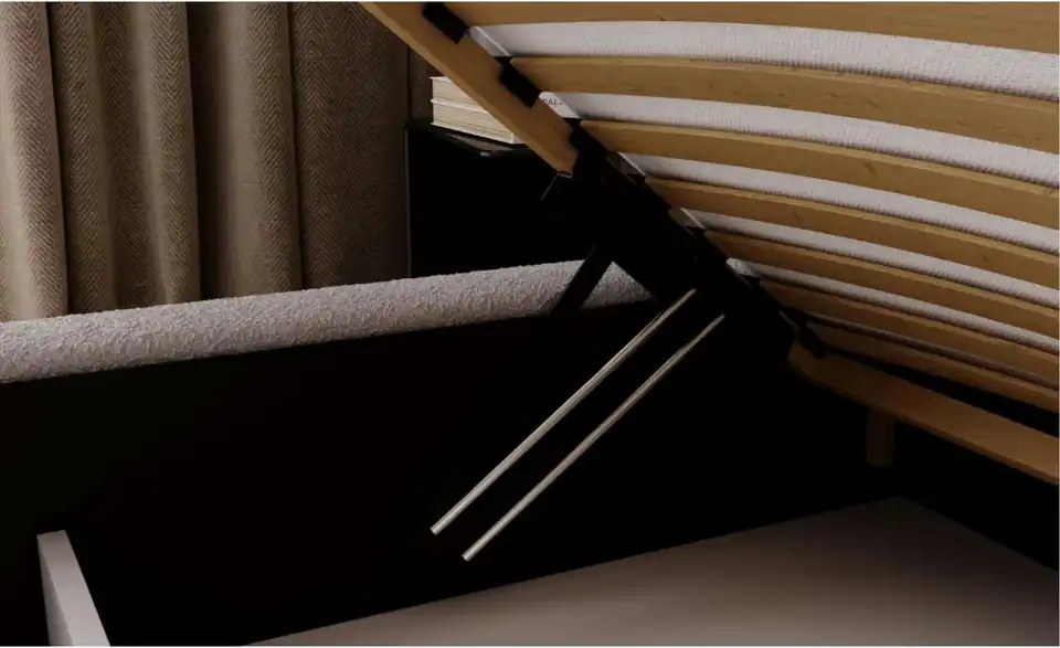 Polsterbett, Detailansicht