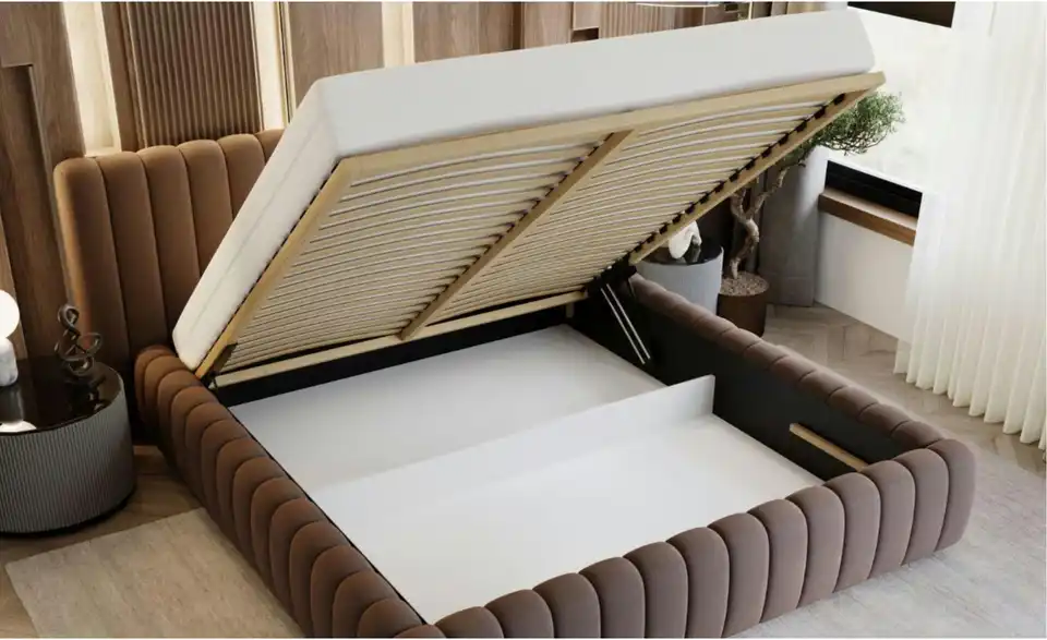 Polsterbett, geöffnet