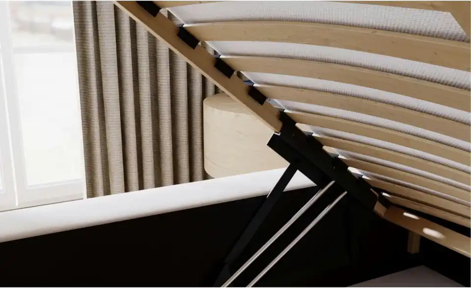 Polsterbett, Detailansicht