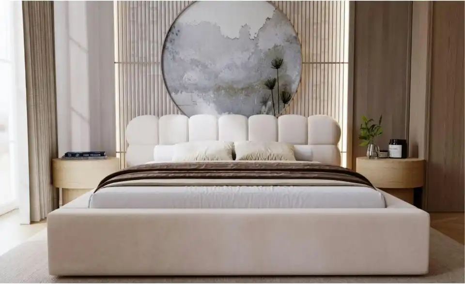 Polsterbett, in Wohnsituation