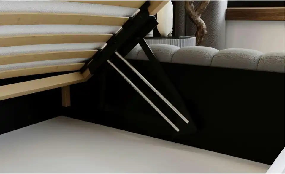 Polsterbett Bliss mit Stauraum, Detailansicht