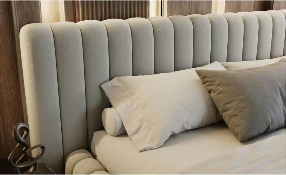 Polsterbett Bliss mit Stauraum, Detailansicht