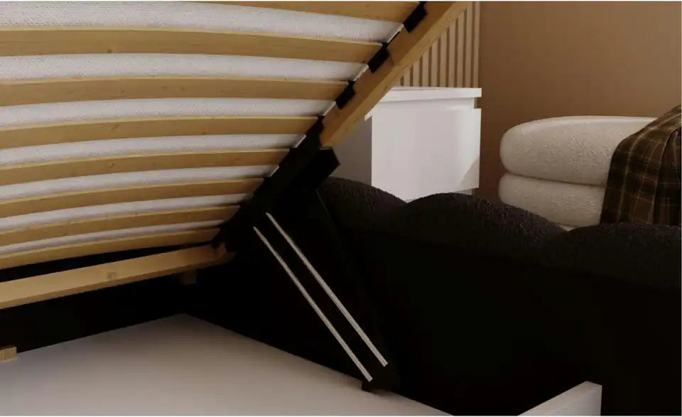 Polsterbett, Detailansicht