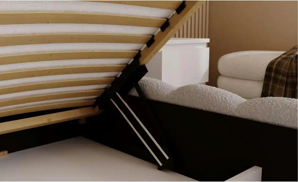 Polsterbett, Detailansicht