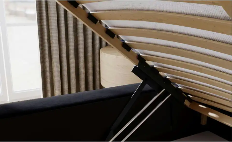 Polsterbett, Detailansicht