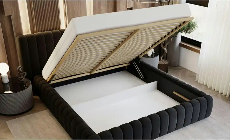 Polsterbett, geöffnet