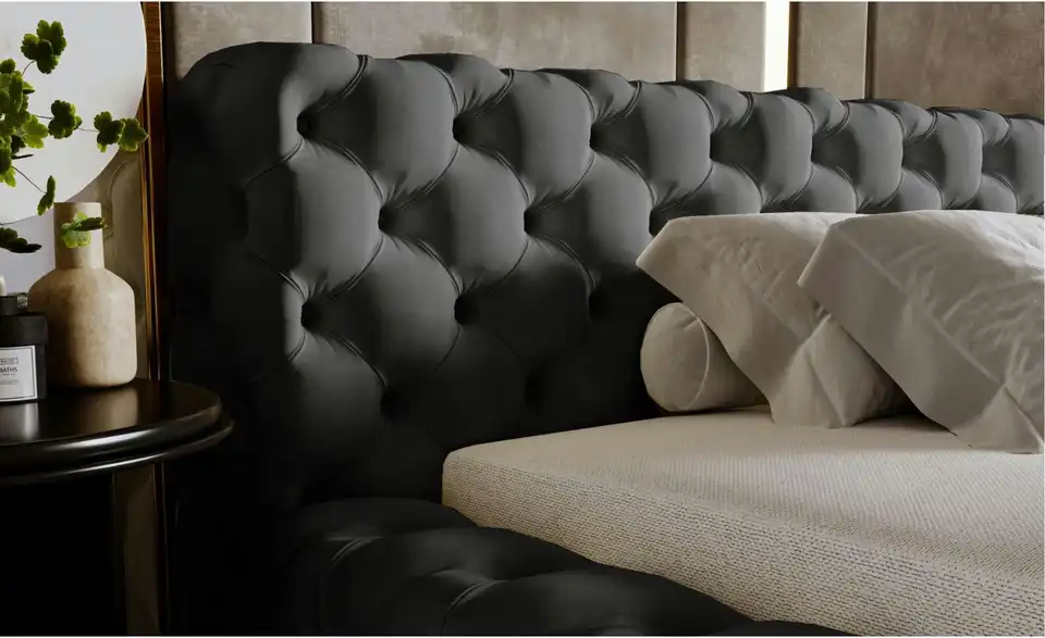 Polsterbett, Detailansicht