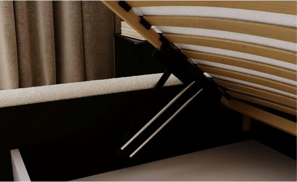 Polsterbett, Detailansicht