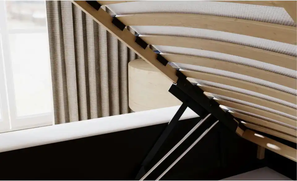 Polsterbett, Detailansicht