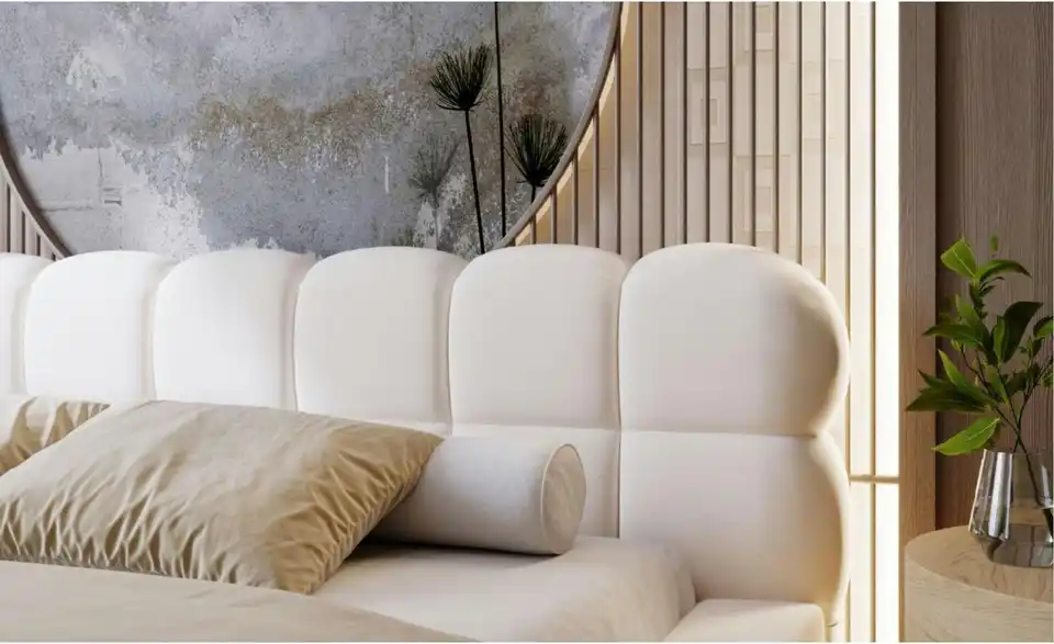 Polsterbett, Detailansicht