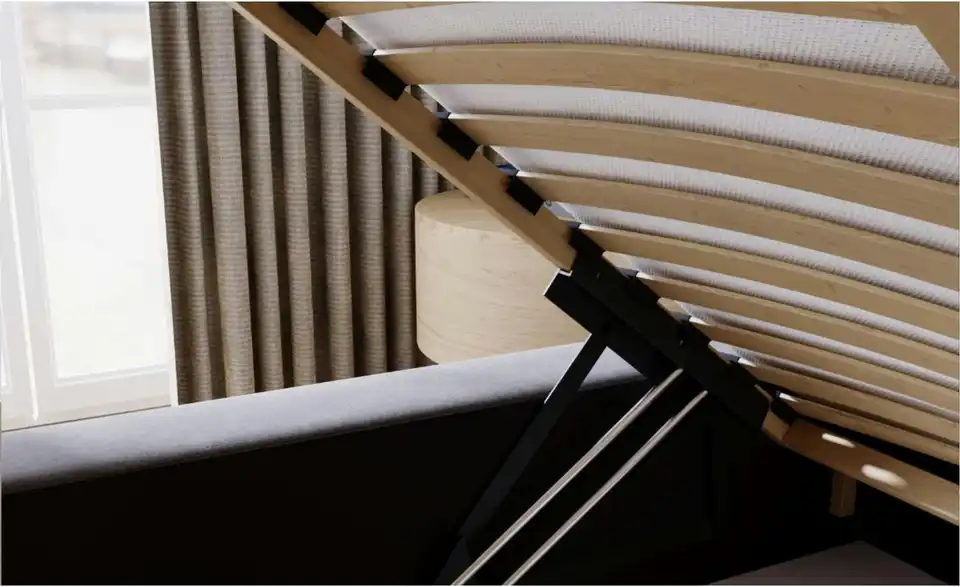 Polsterbett, Detailansicht