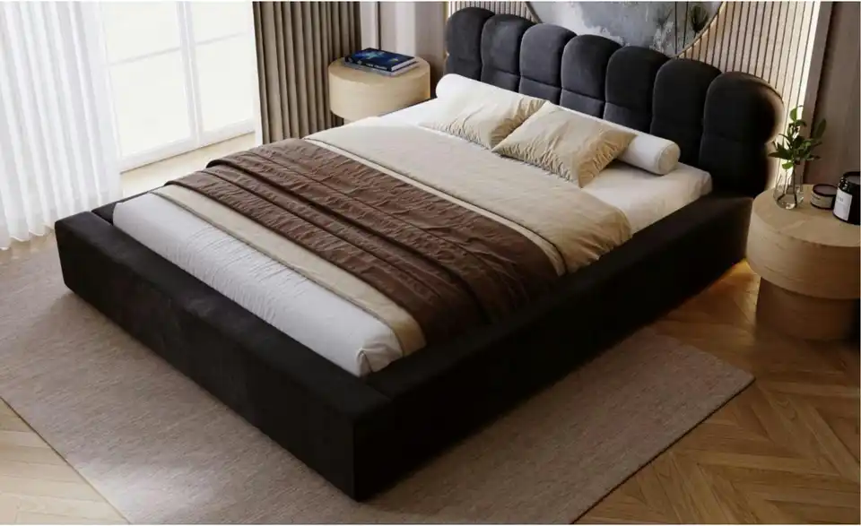 Polsterbett, in Wohnsituation