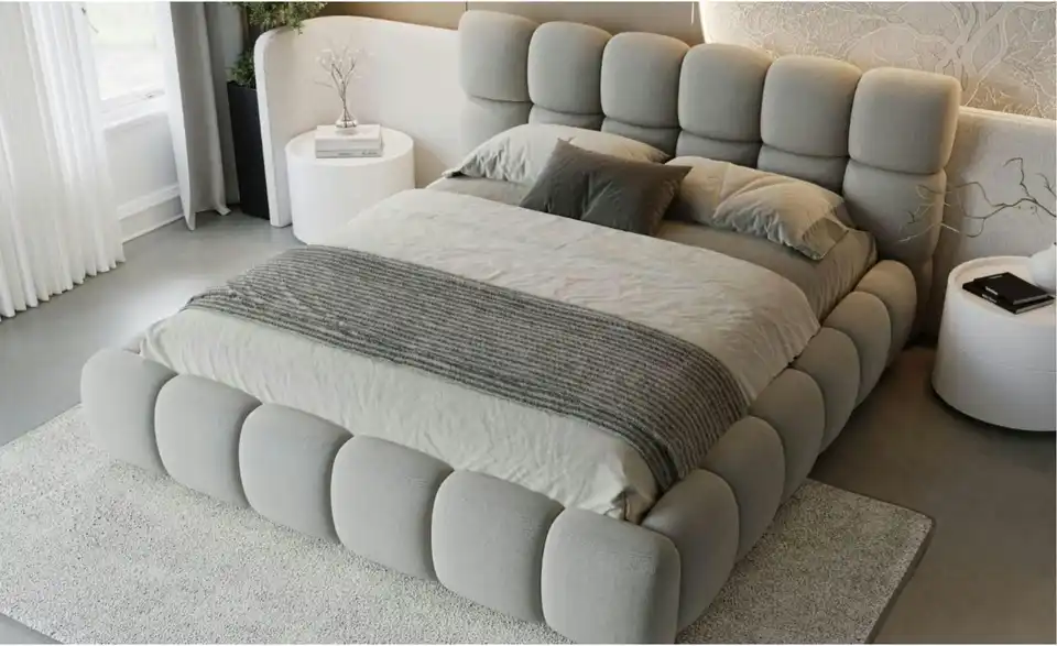 Polsterbett, in Wohnsituation