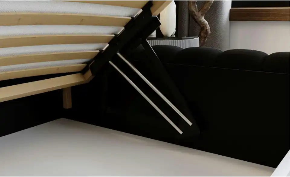 Polsterbett, Detailansicht