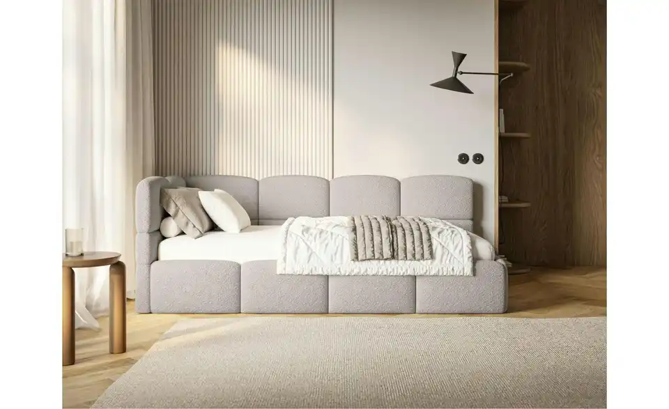 Selsey Polsterliege mit Bettkasten, in Wohnsituation