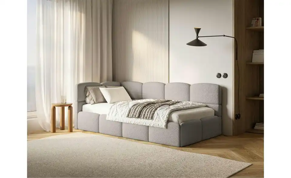 Selsey Polsterliege mit Bettkasten, in Wohnsituation