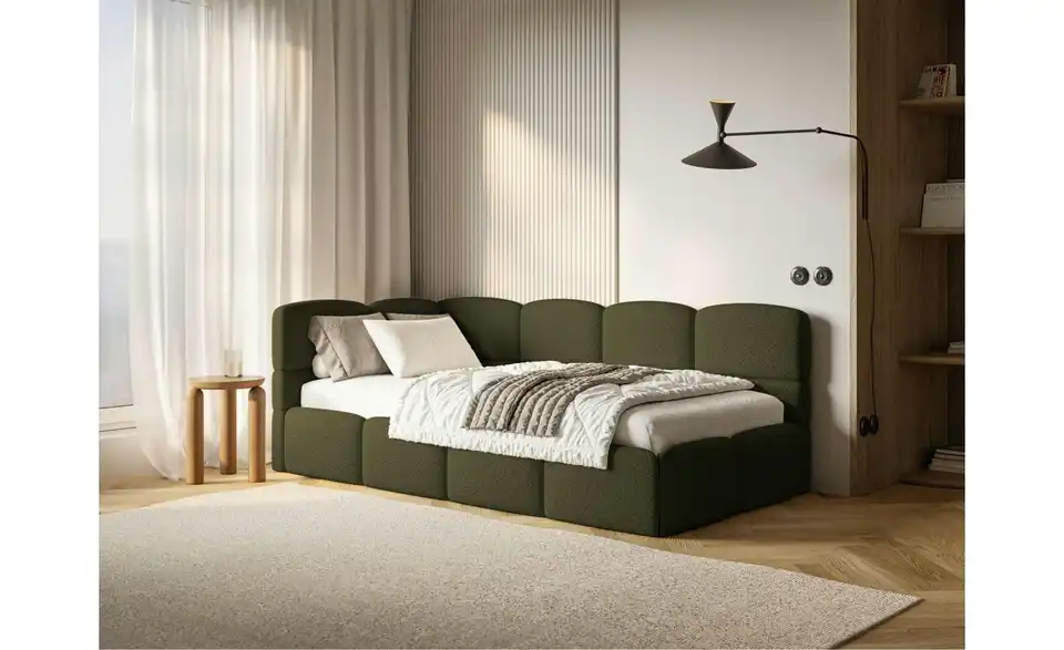 Selsey Polsterliege mit Matratze und Bettkasten, in Wohnsituation