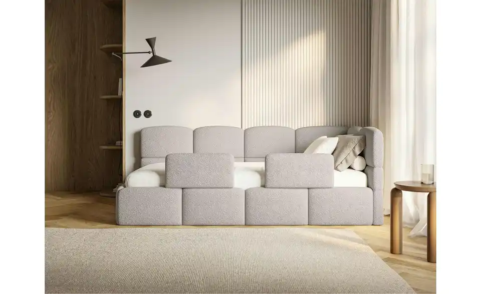 Selsey Polsterliege mit Rausfallschutz, in Wohnsituation