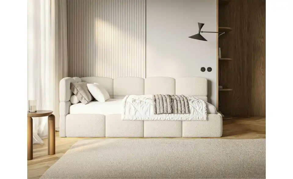 Selsey Polsterliege mit Matratze und Bettkasten, in Wohnsituation