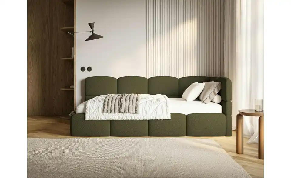 Selsey Polsterliege mit Bettkasten, in Wohnsituation