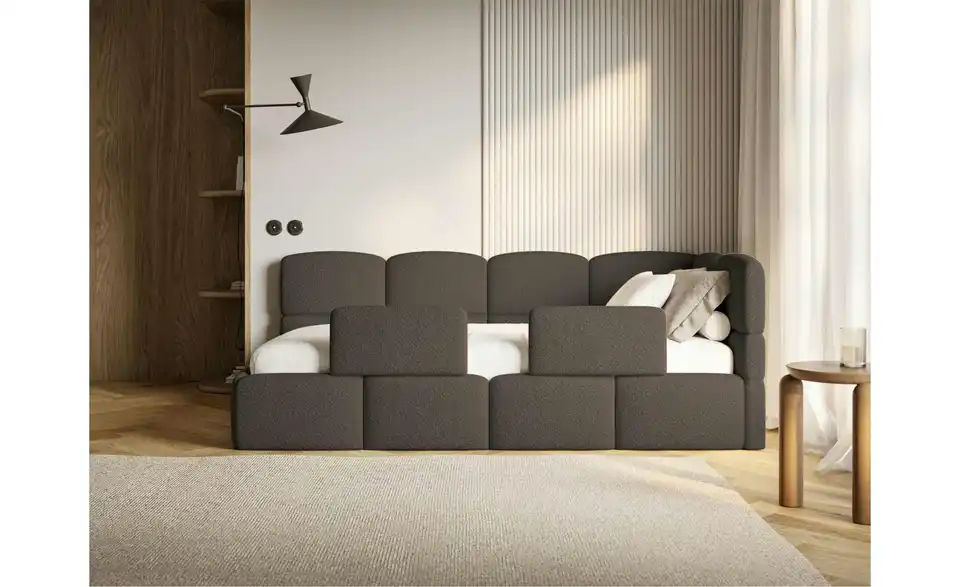 Selsey Polsterliege mit Rausfallschutz, in Wohnsituation