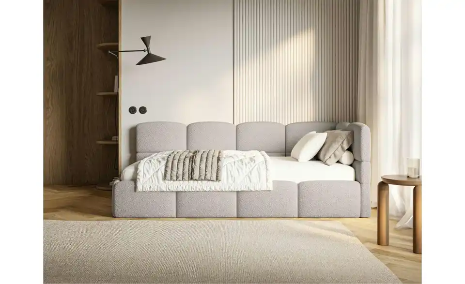 Selsey Polsterliege mit Bettkasten, in Wohnsituation