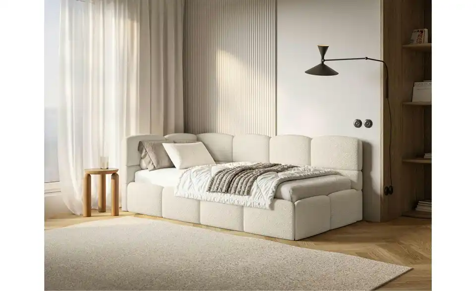 Selsey Polsterliege mit Bettkasten, in Wohnsituation