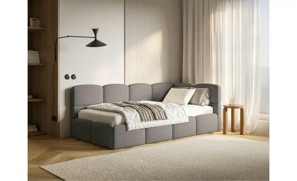 Selsey Polsterliege mit Bettkasten, in Wohnsituation