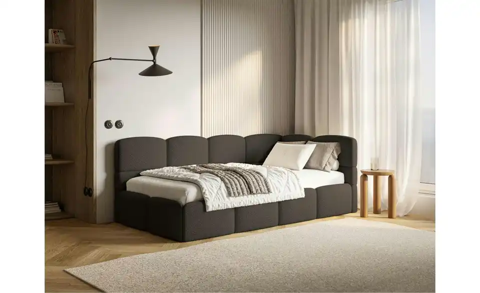 Selsey Polsterliege mit Bettkasten, in Wohnsituation