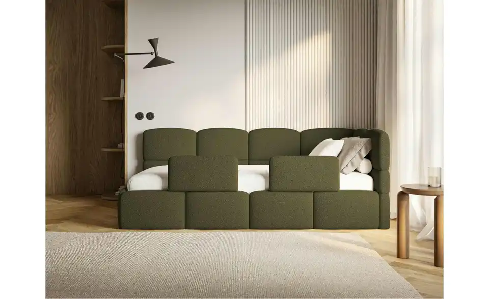 Selsey Polsterliege mit Rausfallschutz, in Wohnsituation