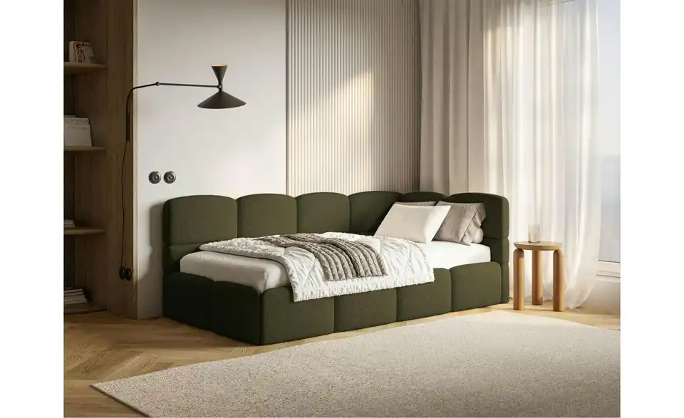 Selsey Polsterliege mit Matratze und Bettkasten, in Wohnsituation