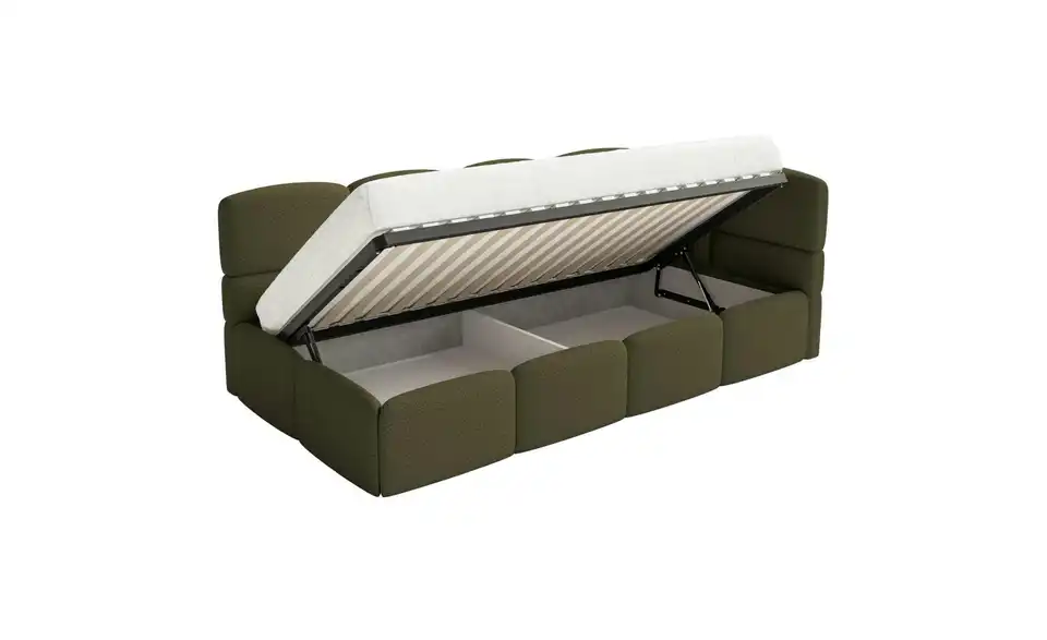 Selsey Polsterliege mit Matratze und Bettkasten, Funktionsansicht
