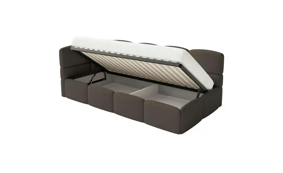 Selsey Polsterliege mit Matratze und Bettkasten, Funktionsansicht