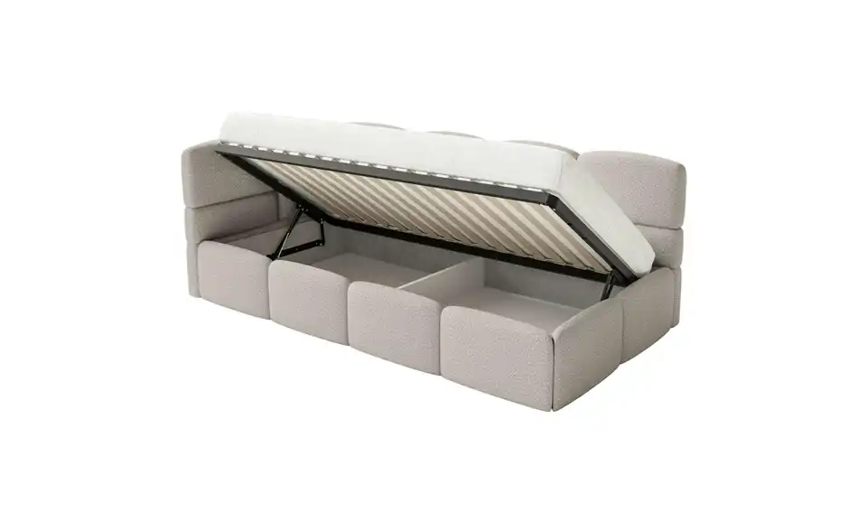 Selsey Polsterliege mit Rausfallschutz, Funktionsansicht