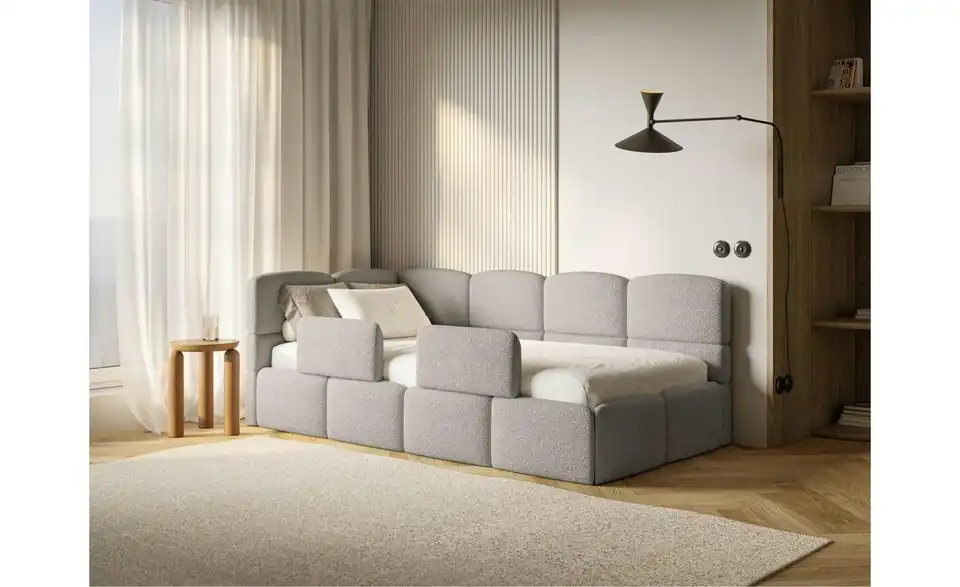 Selsey Polsterliege mit Rausfallschutz, in Wohnsituation