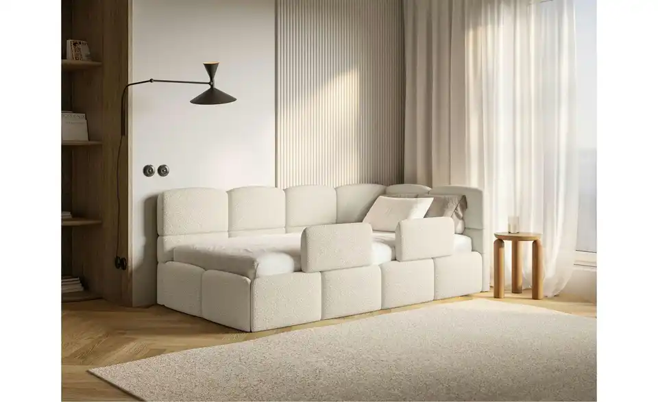 Selsey Polsterliege mit Rausfallschutz, in Wohnsituation