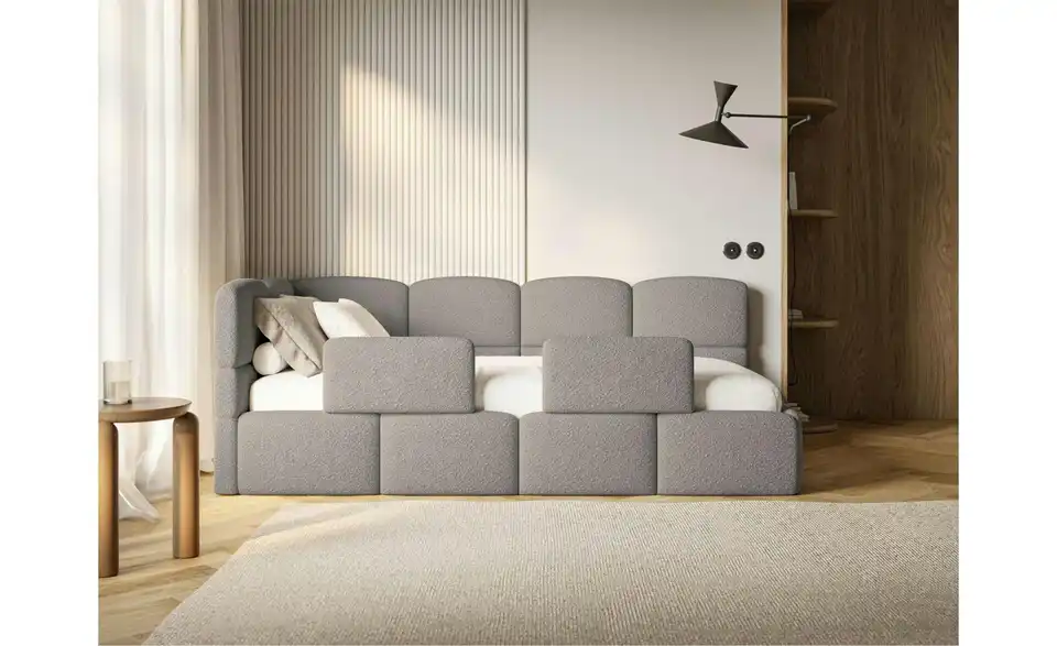 Selsey Polsterliege mit Matratze und Rausfallschutz, in Wohnsituation