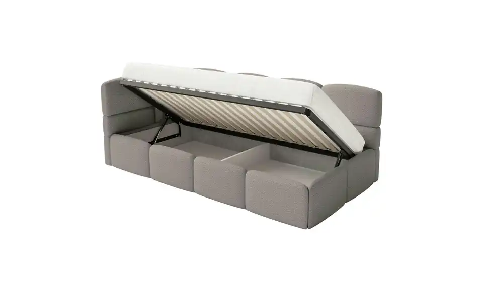 Selsey Polsterliege mit Matratze und Bettkasten, Funktionsansicht