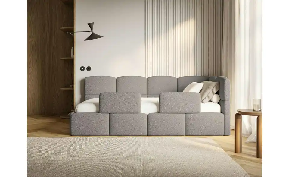 Selsey Polsterliege mit Rausfallschutz, in Wohnsituation