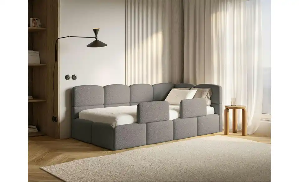 Selsey Polsterliege mit Rausfallschutz, in Wohnsituation