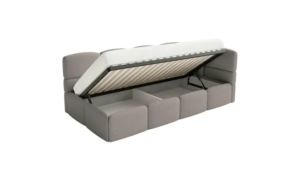 Selsey Polsterliege mit Rausfallschutz, Funktionsansicht