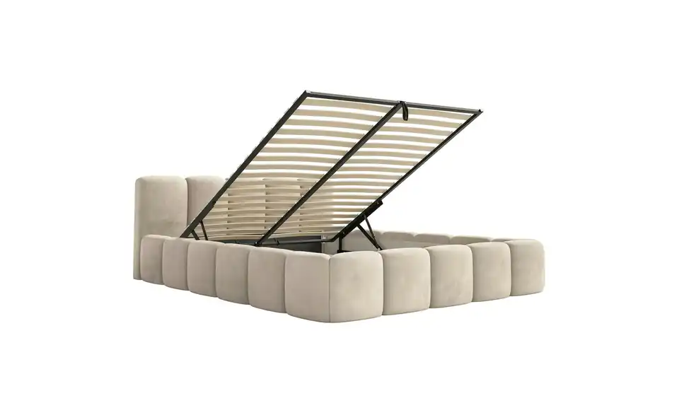 Selsey Polsterbett mit Bettkasten, Funktionsansicht