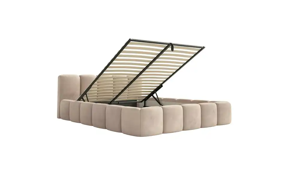 Selsey Polsterbett mit Bettkasten, Funktionsansicht